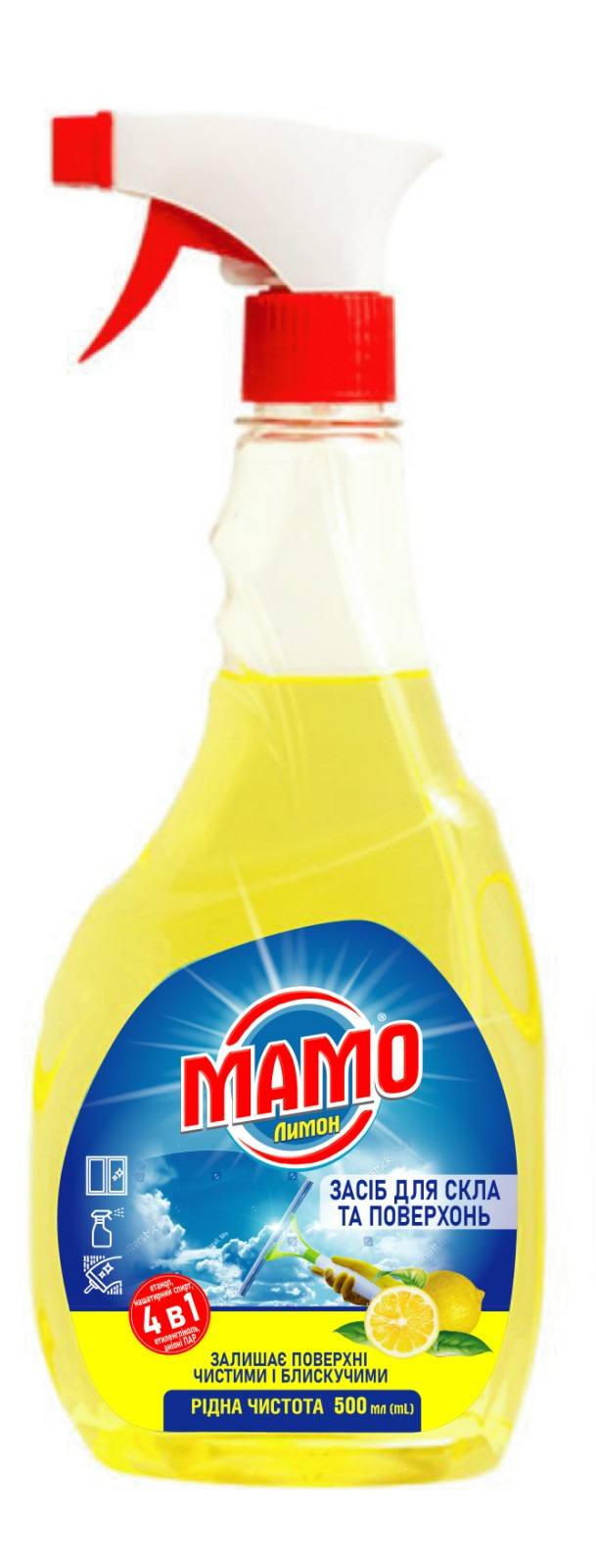 Засіб для скла та поверхонь MAMO лимон